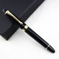 럭셔리 롤러 볼 펜 Jinhao 450 BlackGolden Broad Nib Medium