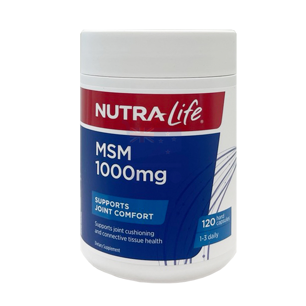 뉴트라라이프 식이유황 <b>MSM</b> 1000mg 120캡슐