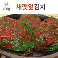 새깻잎김치 1kg 국산 전라도 무침 당일 생산 밥 반찬 생깻잎 저염식 밑반찬