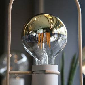 LED 4W 하프 골드 미러 전구 G80 G95