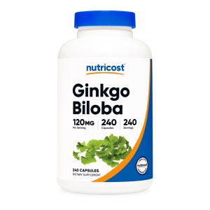 뉴트리코스트 징코빌로바 120mg 은행잎 추출물 대용량 240캡슐 8개월분