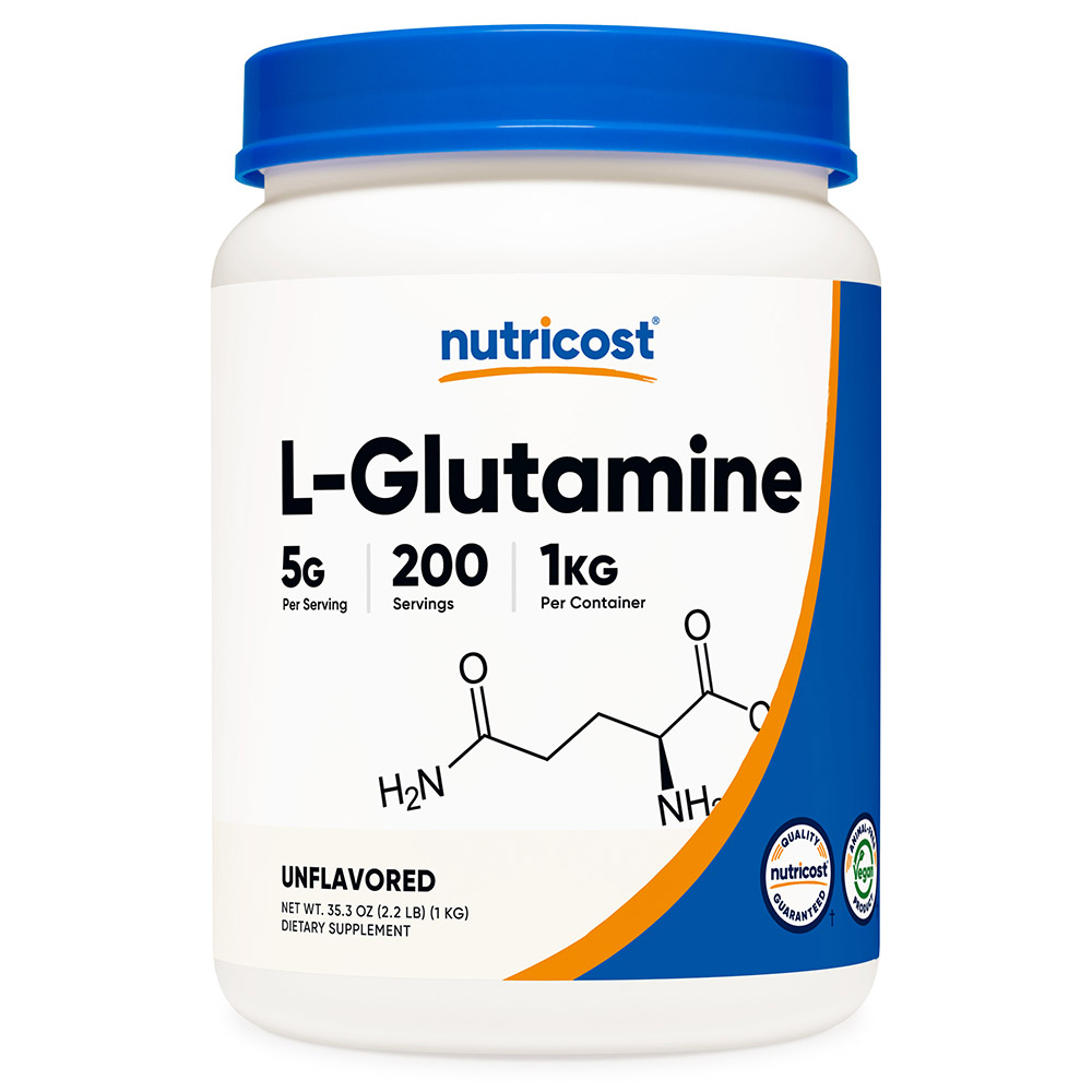 뉴트리코스트 <b>L-글루타민</b> 5g 가루 분말 1kg 200일분 대용량