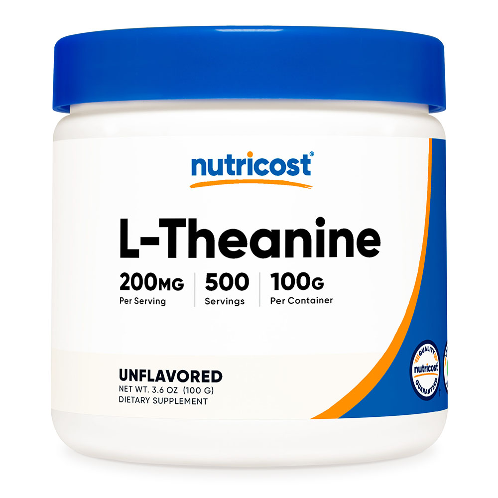 <b>뉴트리코스트</b> L-<b>테아닌</b> 엘<b>테아닌</b> 200mg 파우더 분말 100g 500일분