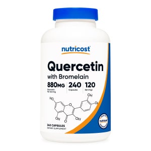 뉴트리코스트 퀘르세틴 브로멜라인 880mg 240캡슐 4개월분