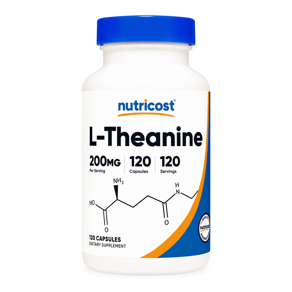 <b>뉴트리코스트</b> L-<b>테아닌</b> 200mg 120캡슐 4개월분