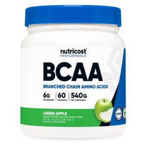 뉴트리코스트 아미노산 BCAA 540g 대용량 파우더 분말 60회분 그린애플맛