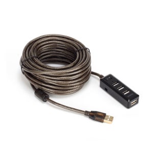 다모일 DA-UE2410 USB2.0 리피터 10m (4포트 USB허브 내장형) USB연장