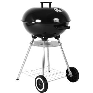 꾸버스 애플 43 바베큐그릴 훈제 원형 법랑 직화 야외 캠핑 펜션 숯불 화로 BBQ 화로대