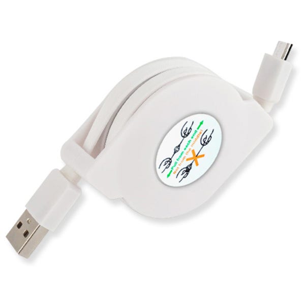 C타입 릴케이블 USB 데이터 케이블 충전기선 고속 충전 케이블 (1M)