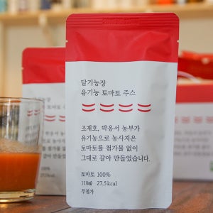 달기농장 착즙 30팩 유기농 무가당 토마토 100% 맑은즙