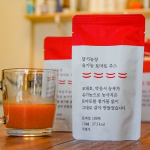 달기농장 유기농 무가당 토마토 맑은즙 주스 유기가공 쥬스 해썹