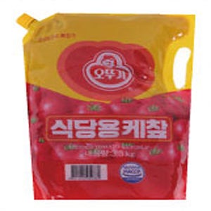 오뚜기 케첩 스파우트팩3.3kg 일회용 케첩 9g 100