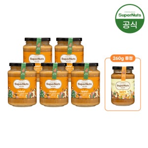 [슈퍼적립] 슈퍼너츠 땅콩버터 대용량 460g x5개 + 260g 증정