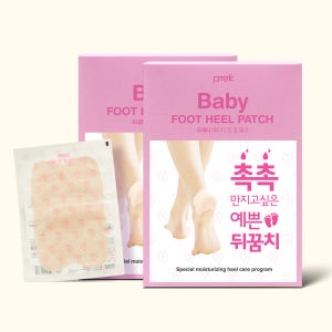 베이비 풋 힐패치 발각질제거 발냄새제거제 발뒤꿈치갈라짐 뒷꿈치패드 10매, 2개