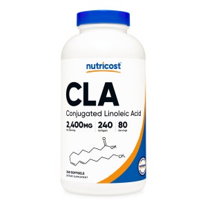 뉴트리코스트 CLA 공액리놀레산 800mg 240캡슐 80일분 홍화씨유