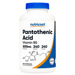 뉴트리코스트 비타민B5 판토텐산 500mg 240캡슐 240일분