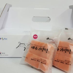 [제주기정떡] 큰상자 4조각X16봉지 1.9kg 백년초기정떡 증편 술떡 개별포장 간식용떡 선물용떡 아침식사대용 제주도떡