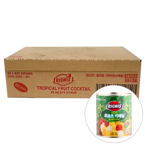 후르츠칵테일 850G/동서리치스 BOX(12)