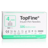 탑파인 멸균 주사침 32G 4mm 인슐린 펜니들 TopFine