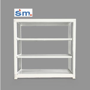 중량랙 철제선반 조립식 앵글 창고 펜트리 물류수납 렉 60 x155 180cm 독립형 4단