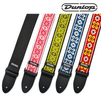 Dunlop 자카드 통기타 일렉 베이스기타 스트랩 멜빵