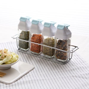시노글라스 원터치 양념병 스카이블루 80ml 5P세트