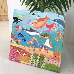 아이방에서 만나는 바다그림 canvas