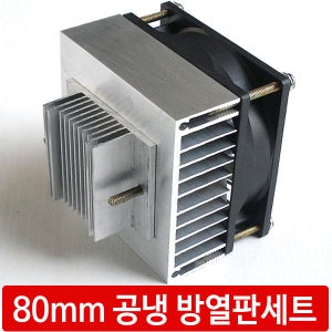 CPM 열전소자 공냉 80mm 방열판 냉각팬세트 쿨러 냉각