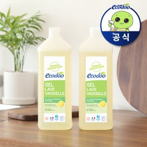 에코두 식기세척기세제 액상형 식세기세제 액체 1L, 2개