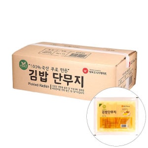 장푸드김밥단무지 3KG/동서/국산 BOX(4)