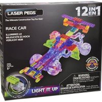 Laser Pegs 12-in-1 Indy Car Construction Set