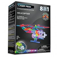 Laser Pegs 8-in-1 Helicopter Building Set