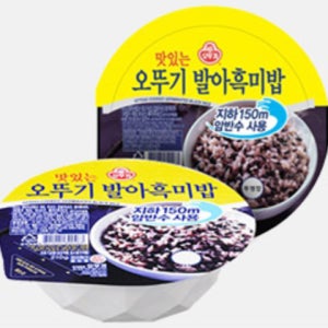 오뚜기 흑미밥 X 18개 / 즉석 / 흑미