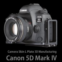 캐논 EOS 5D Mark4 카메라스킨 L 플레이트 (Black)