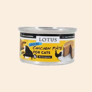 로투스 캔 그레인프리 파테 치킨&야채 고양이 주식캔 습식사료 78g