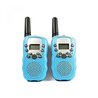 Zulux Set of 2 Piece 22 Channel Twin Walkie-Talkie 2-Way Radio 3 Km Range - Childrens Two Way Radio