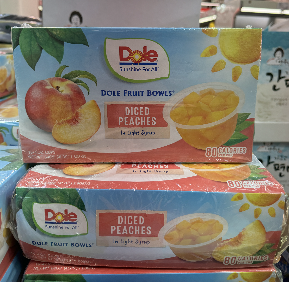 돌 복숭아 과일컵 113g 16컵 코스트코 Dole