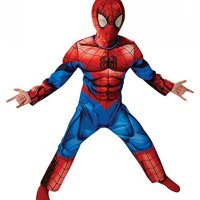 Rubies Official Deluxe Ultimate Spiderman, Children Costume - Small