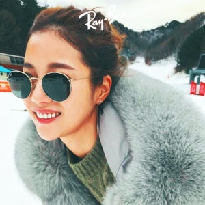 레이벤 선글라스 RAYBAN RB3447 001 3N 53 라운드 선글라스