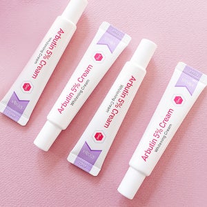 3+1 이엔코스 알부틴5%미백크림 15ml 색소침착/미백관리+콜라겐마스크팩 1매 (증정)