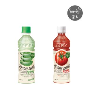 자연은 토마토 340mL 3개+자연은 알로에 340mL 3개