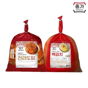 종가 전라도 포기김치 2.8kg 1개 + 백김치 3kg 1개
