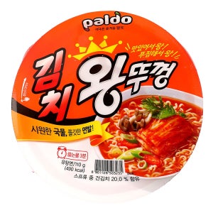 김치왕뚜껑(컵) 110G/팔도