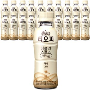 맥심 티오피 심플리스무스 라떼240mlx20펫1BOX/커피/캔커피