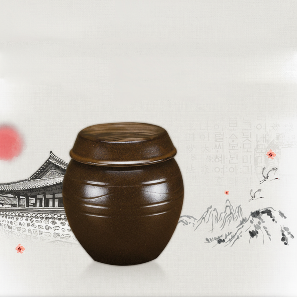 전통예산옹기 미니 현관 소금 단지 항아리 1.5호 막걸리 양념