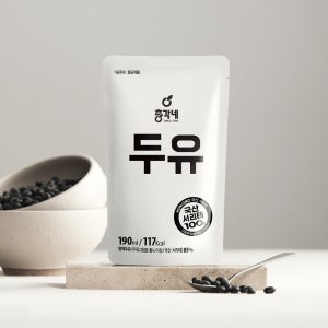 총각네 NON GMO 담백 두유 국산 검은콩 서리태 맷돌 콩물 저당 40포 고단백 임산부