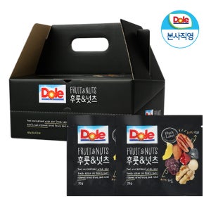 Dole 돌 후룻&넛츠 블랙라벨 20g x 30봉 / 한줌 견과 건과일