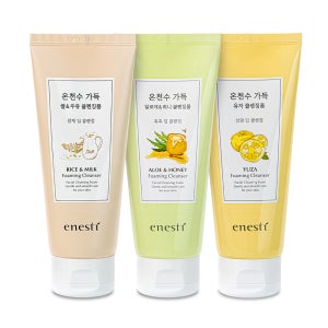 [4+1]에네스티 온천수 가득 순한 약알카리성클렌징폼 140ml 지성 피부 딥클렌징폼