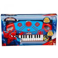 SPIDERMAN ELECTRONIC KEYBOARD MUSICAL PIANO KIDS TOY INSTRUMENT RECORD PLAYBACK