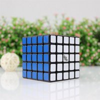 Oostifun Cyclone Boys 5x5x5 Speed Cube Toy MuGua 5x5x5 Magic Cube (＋a cube bag) (Black)